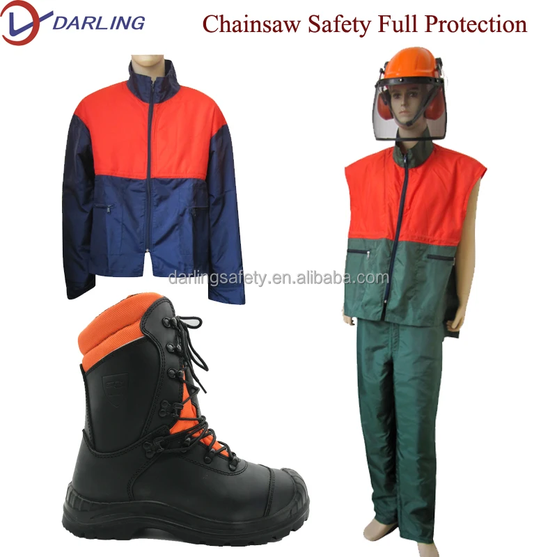 
forestry chainsaw gloves ce en381-7 chainsaw safety gloves cut resistant gloves 