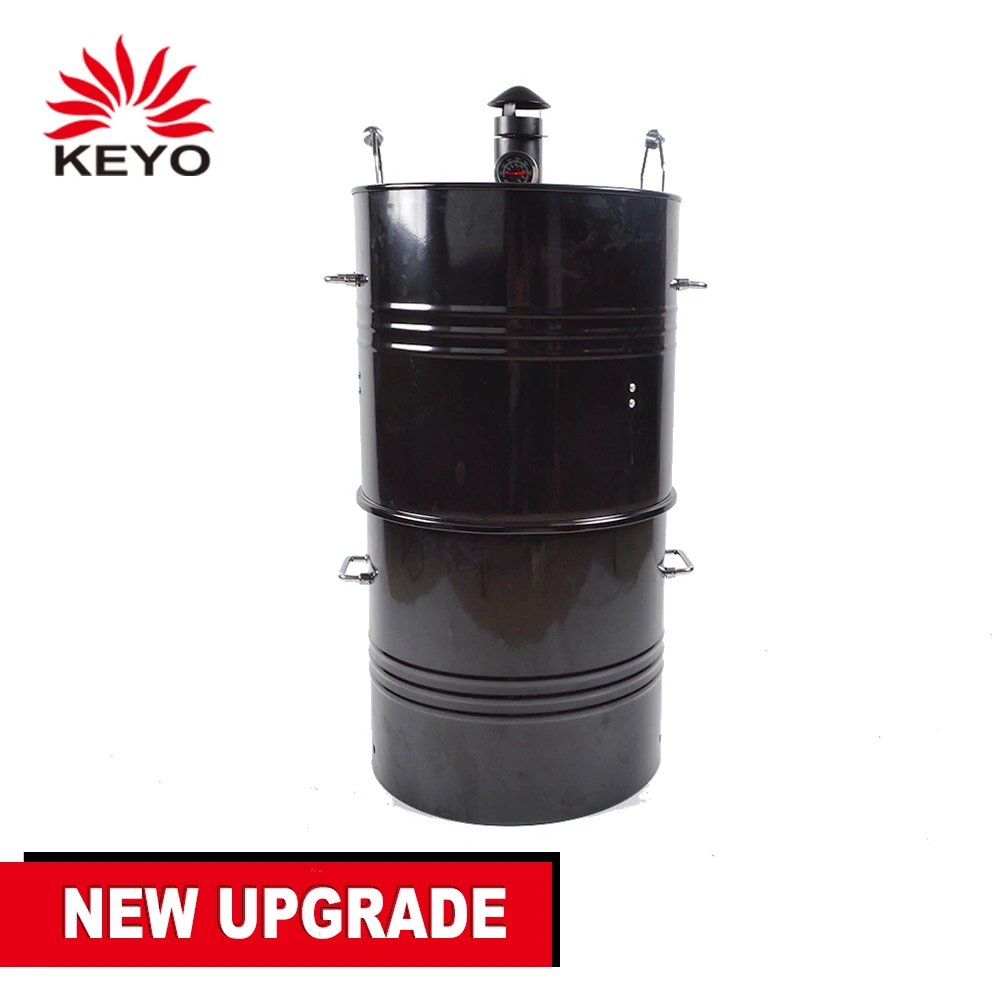 Smoker Grills Best Vertical Small Multi-Function Drum Bbq Grill Portable Charcoal Smoker