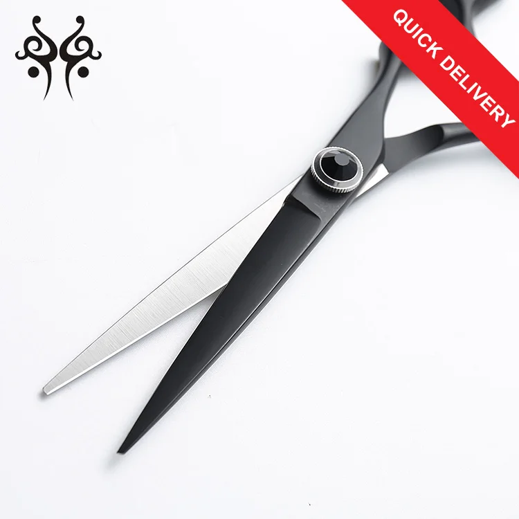 YIJIANG Factory Supply German Black Color Best Hair Cutting Professional Scissors for Sale