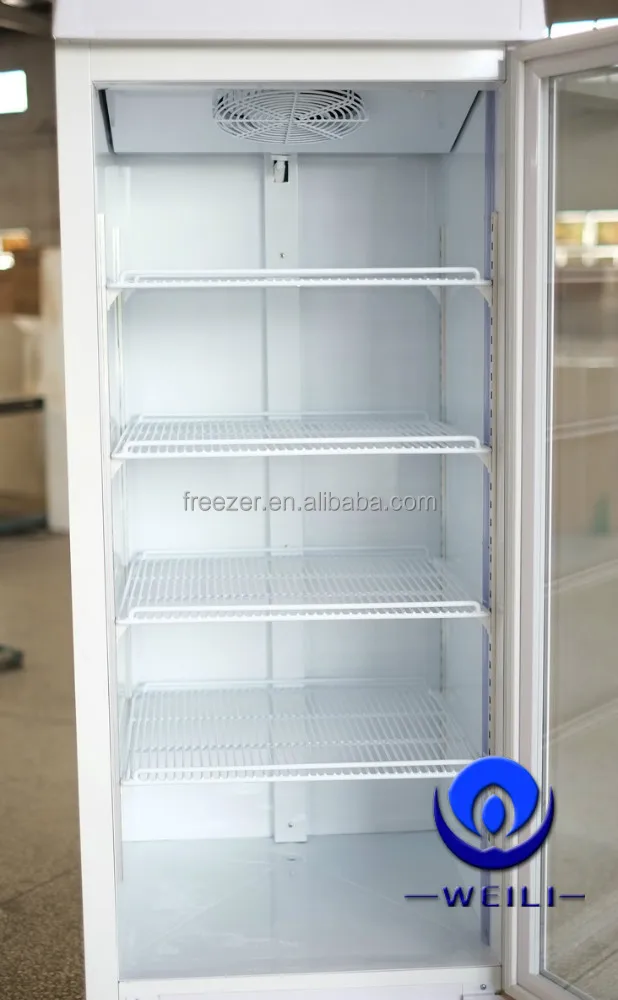 430L Glass door commercial beverage cooler upright showcase display beer cooler soft drink fridge supermarket refrigerator