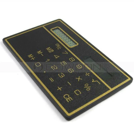 Credit Card Shape Solar Calculator