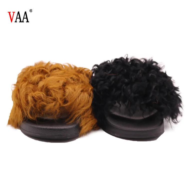 CF-055 зима лучший производитель проката шерсть и нескользящая резиновая подошва зимние Тапочки