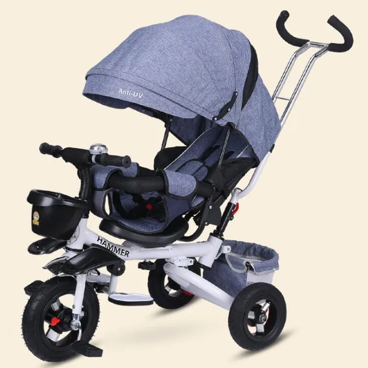 Kids Tricycle with wagon / Stroller Baby Pram Tricycle / Children tricycle With CE