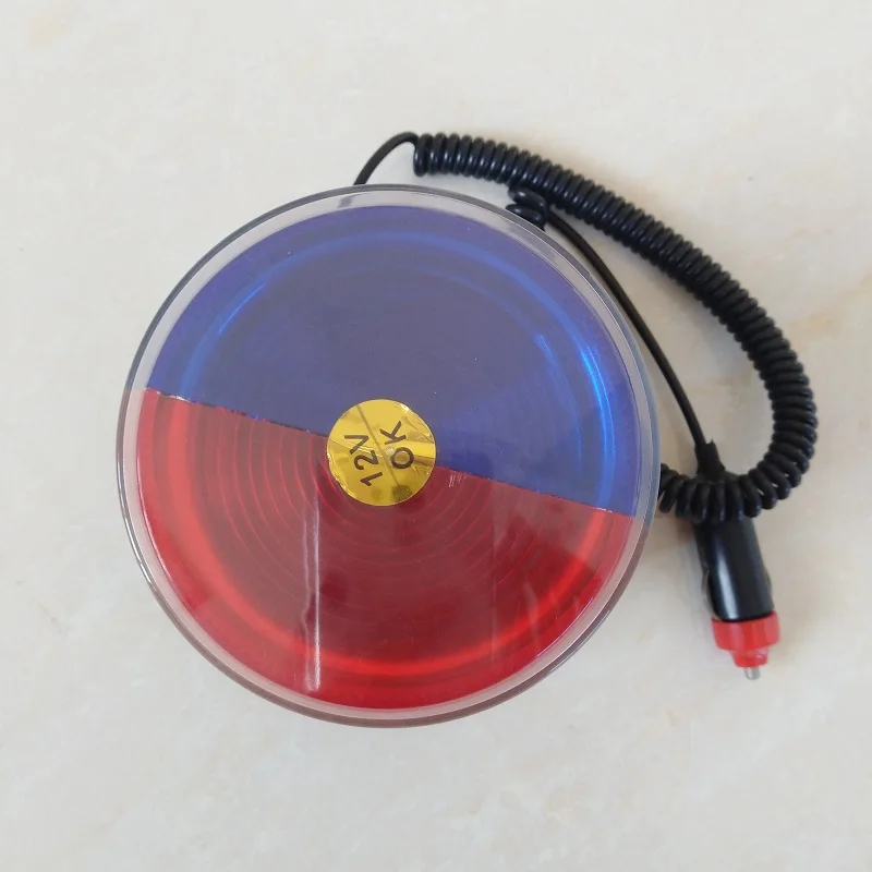 Hot Sales Magnet  Double Color Outer Cover Car Amber LED Flashing Warning Light for Forklift Truck