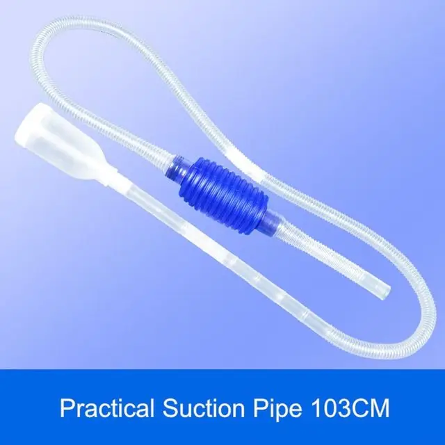 
aquarium cleaner gravel glass 103cm Manual Tool Siphon Suction Pipe Filter Fr Fish Tank Vacuum Water Change Pump Tools 1pcs 