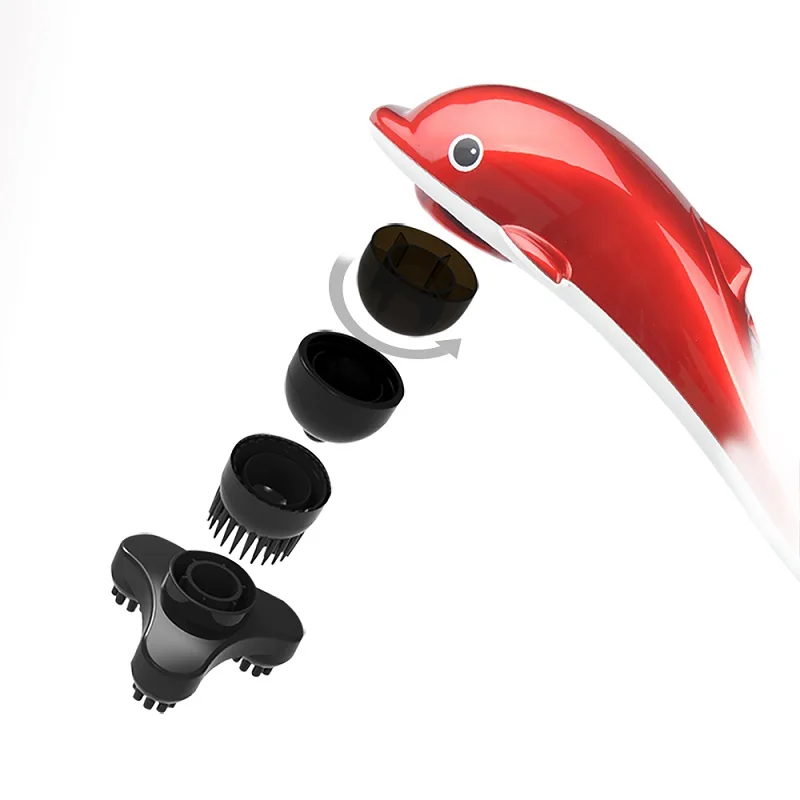 Luyao LY-606B-1 infrared heat vibration handheld dolphin massager