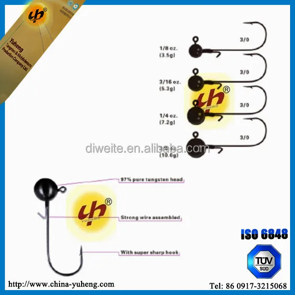 Wholesale price Tungsten ball jig head