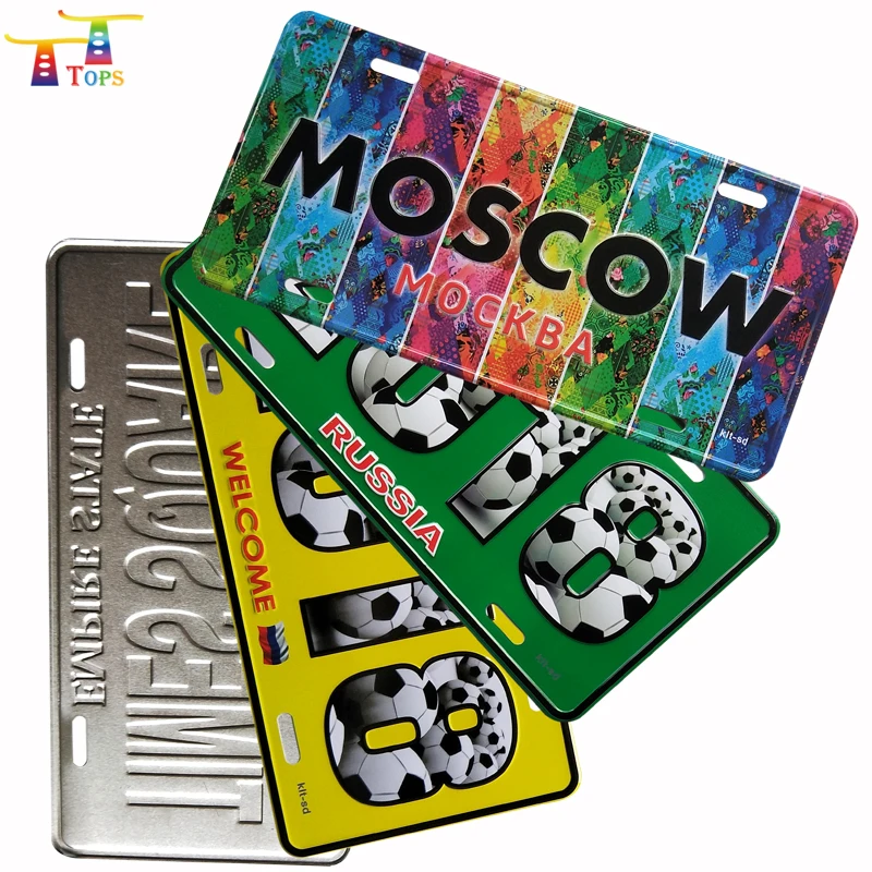 Тисненый логотип, декоративный автомобильный Металлический Алюминиевый номерной знак