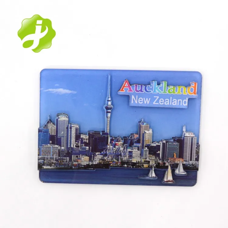 wholesale souvenir magnetic 3D refrigerator custom acrylic fridge magnet