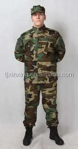 China Xinxing Typical desert camouflage bdu suit shirt and pants tactical uniform