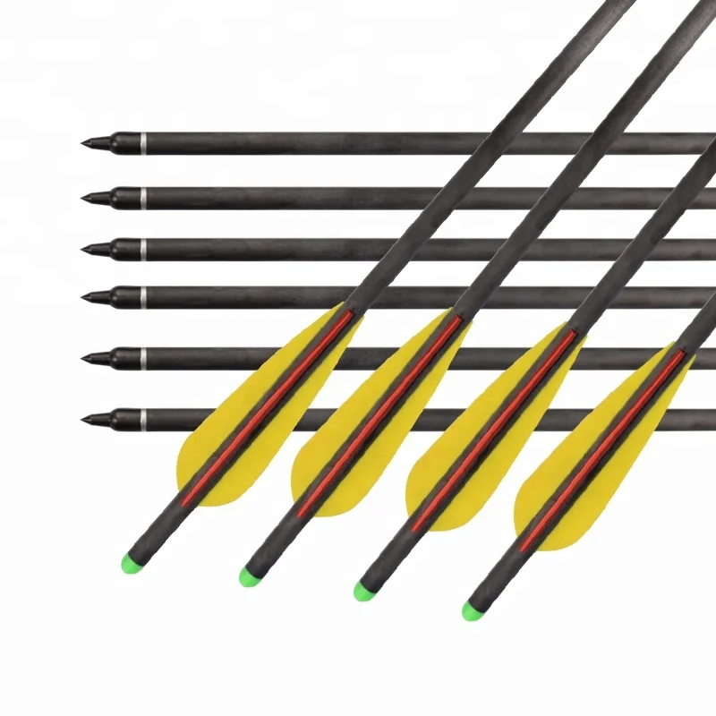 Archery Hunting Crossbowl Arrows  Mixed Carbon OD 8.8mm Hunting Sports Shooting Practice Archery Accessories
