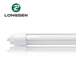 Светодиодная трубка t8 со стеклянным корпусом IC driver 85-265 в, длительный срок службы