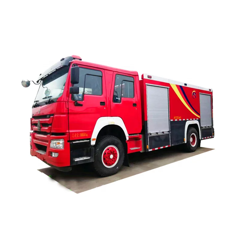 SINOTRUK HOWO 4X2 /6X4 6 колес для малышей с изображением пожарной машины 5000 литров пены резервуар воды