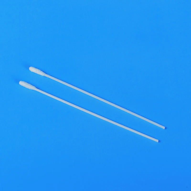 CE certified factory disposable plastic stick dacron swab with amies transport medium