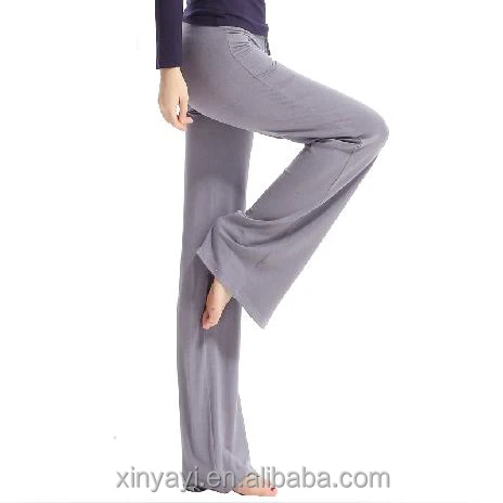 Высококачественные дешевые штаны Палаццо/штаны для йоги для женщин alibaba оптовая продажа