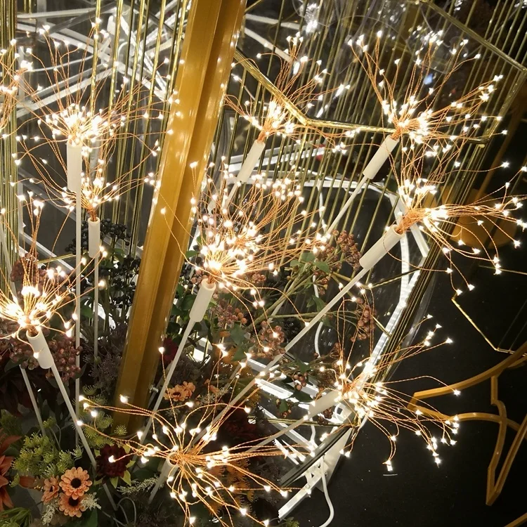 2019 latest wedding decorations fireworks ground pin lamp stage Decoration for wedding party event, christmas LED decoration