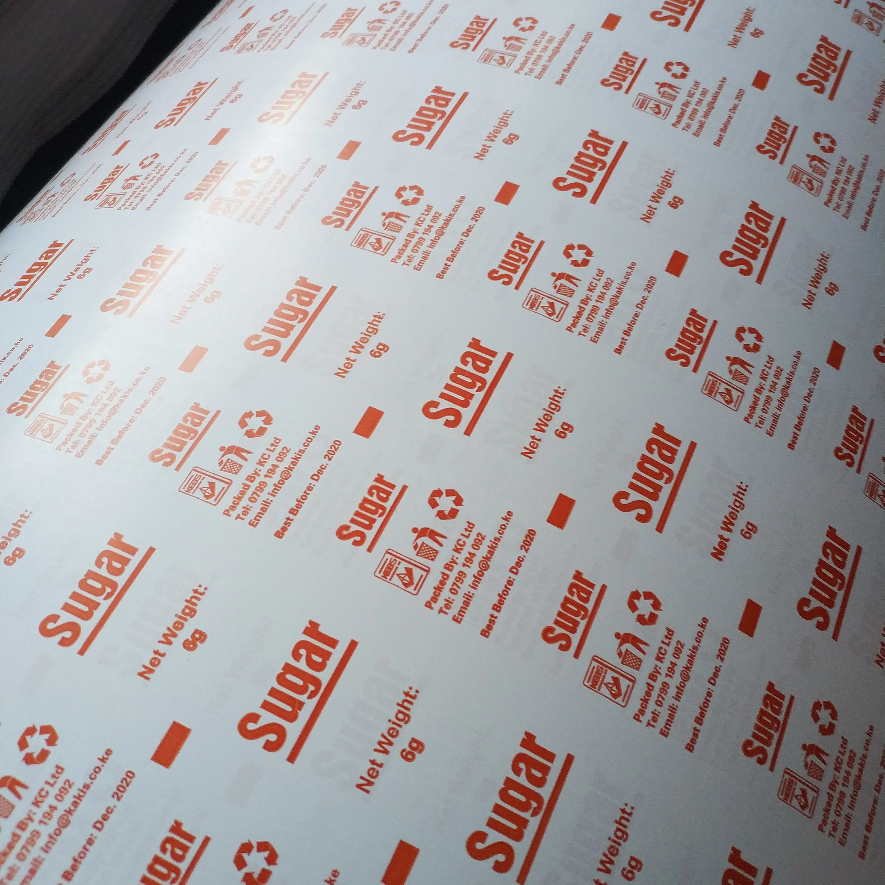 
Hot Sale Printed PE laminated MG Sugar Paper, Waterproof, Greaseproof, Heat Seal 