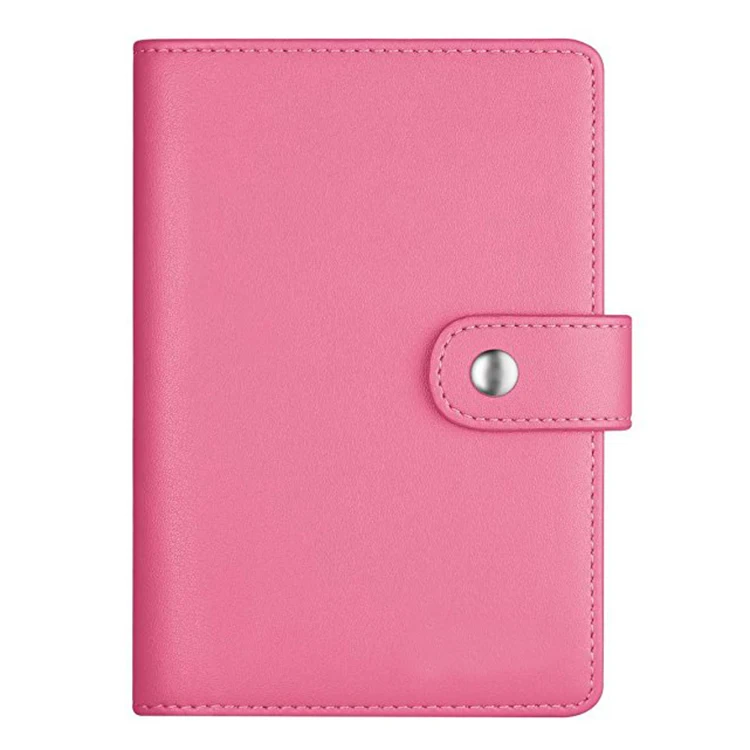 
hotsale christmas rfid blocking leather travel passport cover Pink passport wallet card holders 