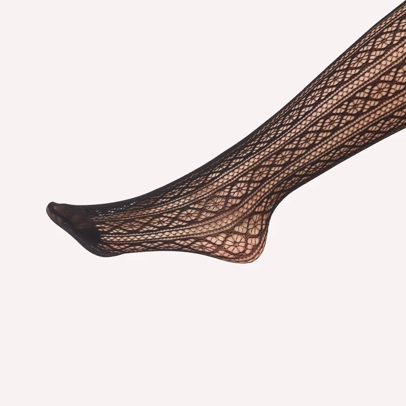 Spandex / Nylon Material and Pantyhose / Tights Product Type Rhinestone stockings