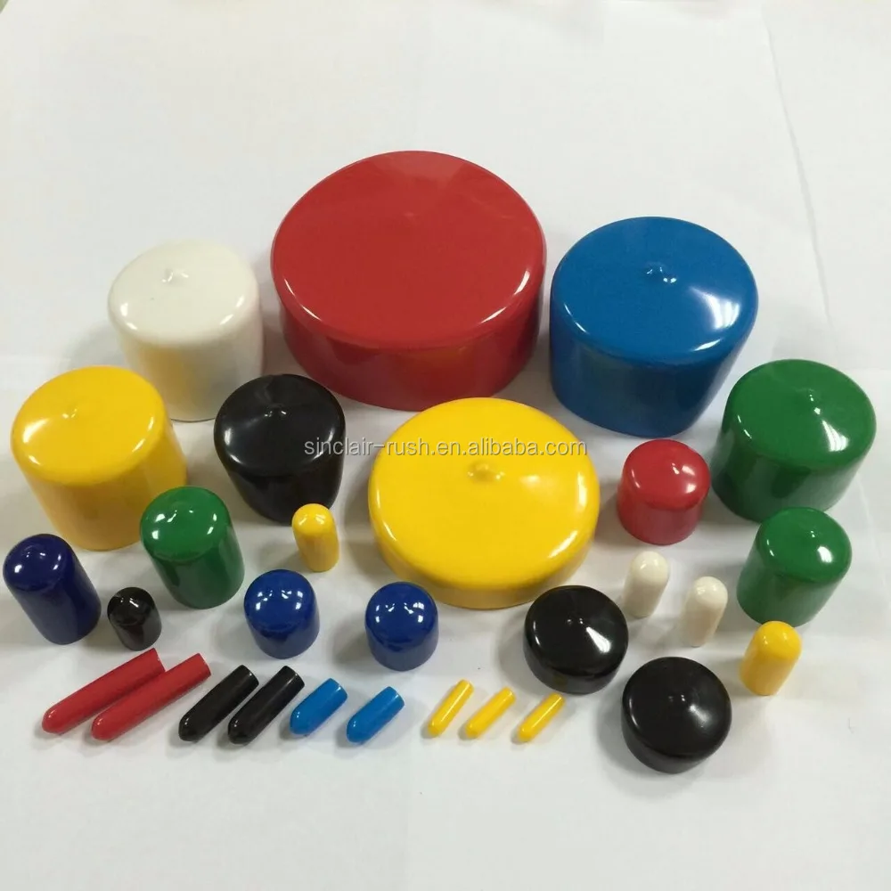High demand products in europe Vinyl Soft PVC Round pipe fittings cap