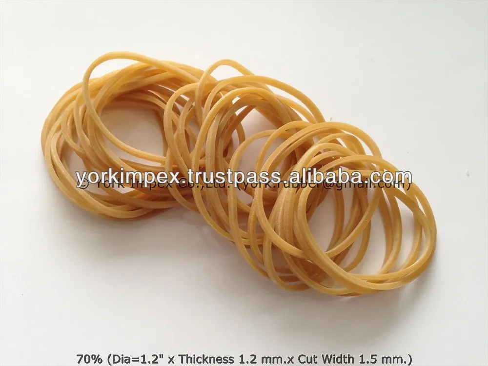 70% Rubber Bands Made From Thai Natural Ruber