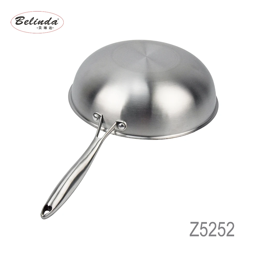Manufacturer Wholesale Modern Stainless Steel Cookware Frying Pan Non-stick Pan for Kitchen Frying Pan