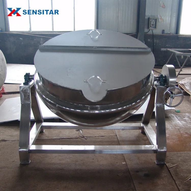 Прямая Заводская поставка, большой Электрический паровой горшок из нержавеющей стали 600 л с двойным слоем