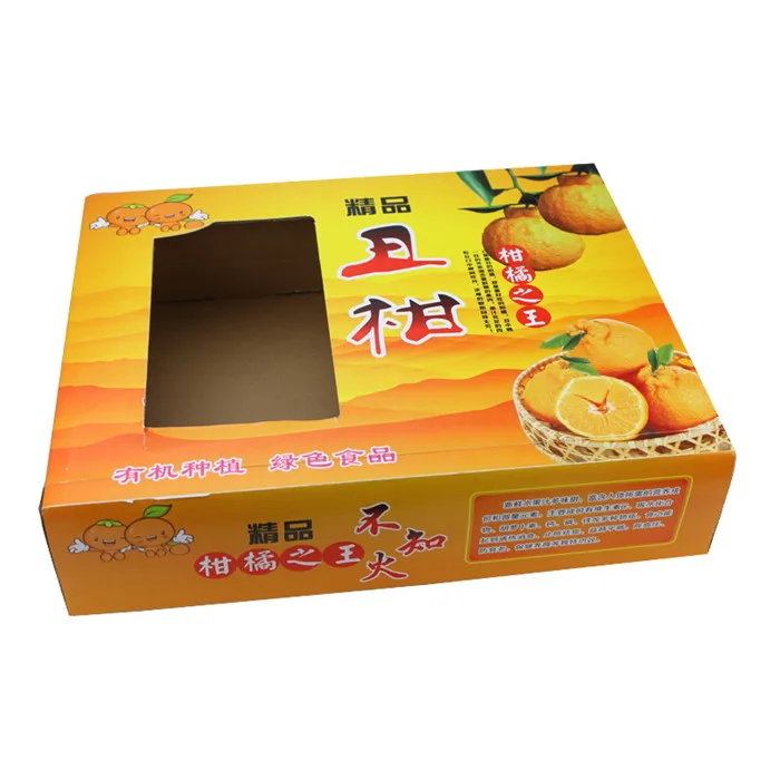 Заводская низкая цена, изготовленная на заказ цветная печать, гофрированная бумага, картонные коробки для фруктов, коробка для упаковки винограда