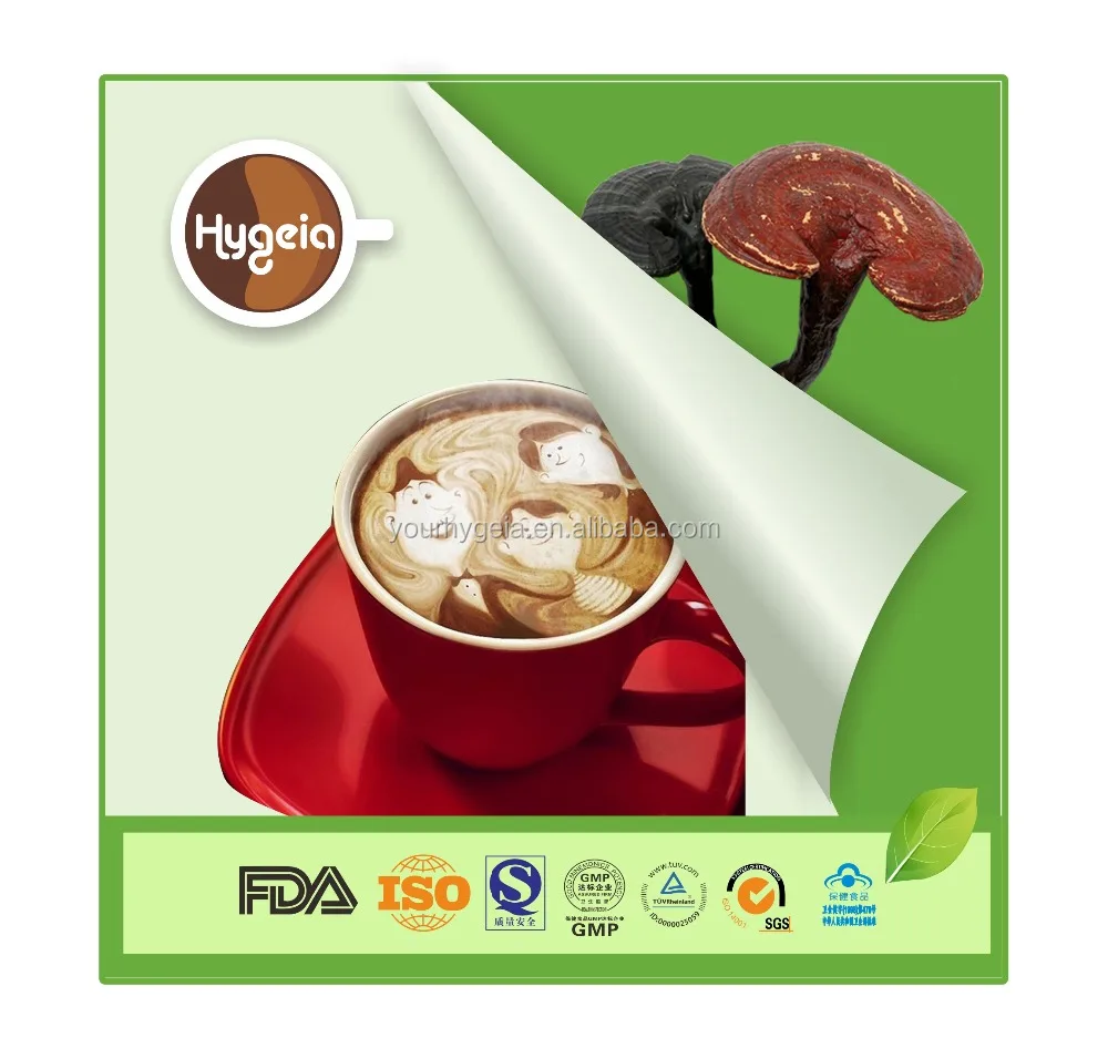 
health and beauty flavored instant coffee healthy weight loss coffee ganoderma coffee green tea 