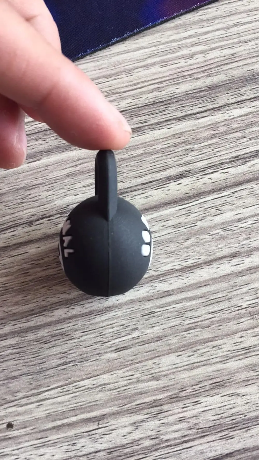 Пользовательский резиновый брелок Kettlebell