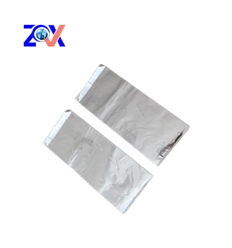 Lined Paper Bag High Quality Paper Sandwich Bag Custom Printed Food Grade Ice Cream Aluminum Foil Food Package Heat Seal CMYK