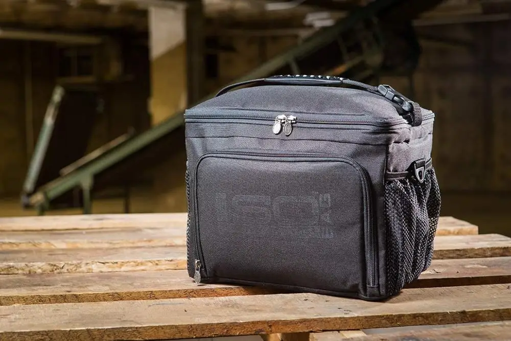 Fitness 3 Meal EXBAG Meal Prep Management Insulated Lunch Bag Cooler MADE IN CHINA w/Black w/BPAfree/microwave/dishwasher