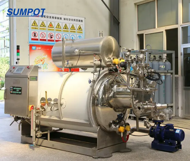 
retort sterilizer for pouch/glass jar sauce 