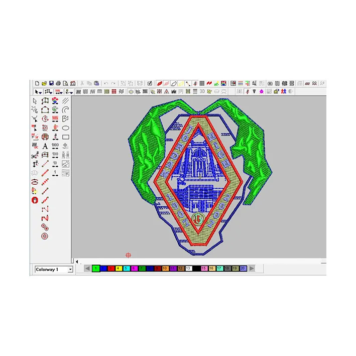 Fast High-quality Special Patches Clothes Computer Designs Patch For Clothing Martial Arts Uniform Embroidery Badges Design