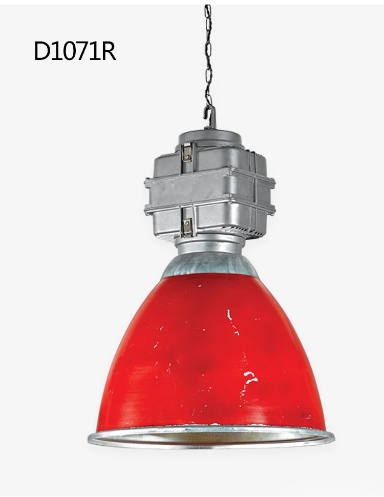 
The retro factory looks like a waterproof iron pendant lampSingle-headed decorative bar lamps and lanterns 
