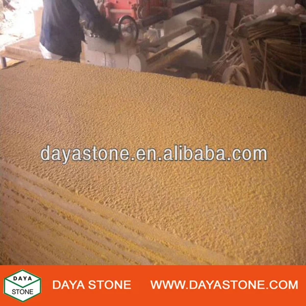 Плитка из натурального желтого песчаника
