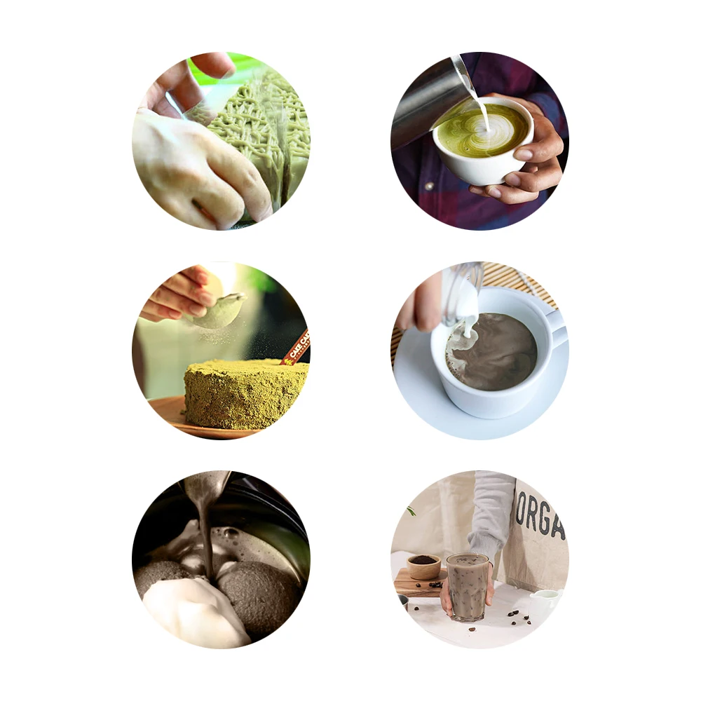 Halal Certificate Organic Milk Boba Bubble Cap Foam Oolong Matcha Tea Powder Ingredients for Taiwan Coco Milk Boba Bubble Tea