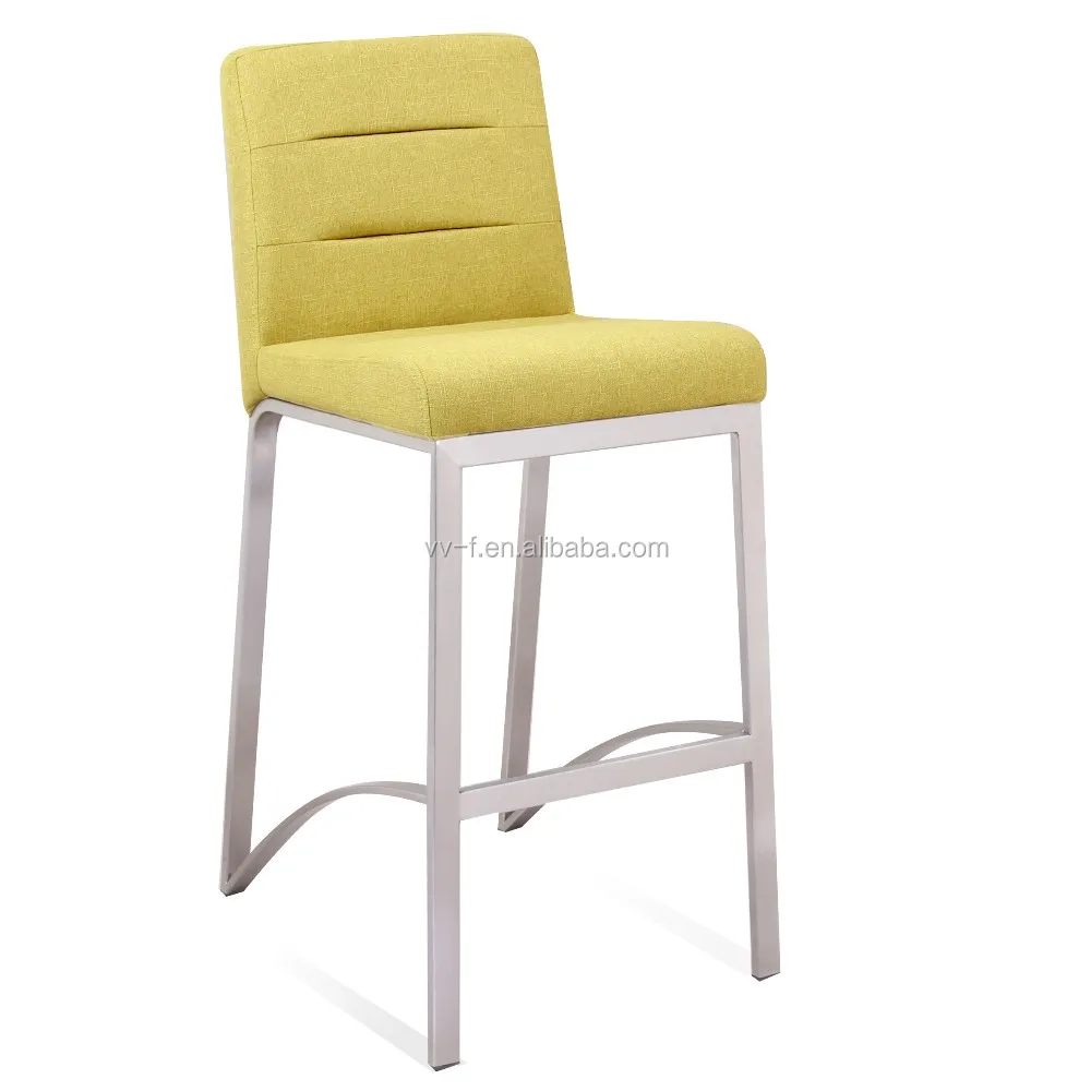 Барный стул, кожаный стул со стальной основой, барная мебель, современная мебель, металлическая коммерческая мебель 25-35 дней T/T 30%/70%