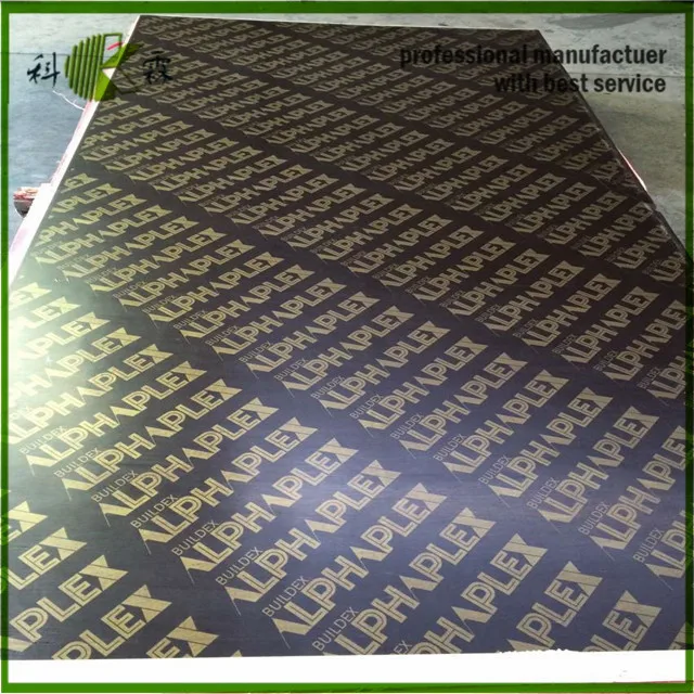 12mm 15mm 18mm film faced plywood anti slip phenolic plywood for construction