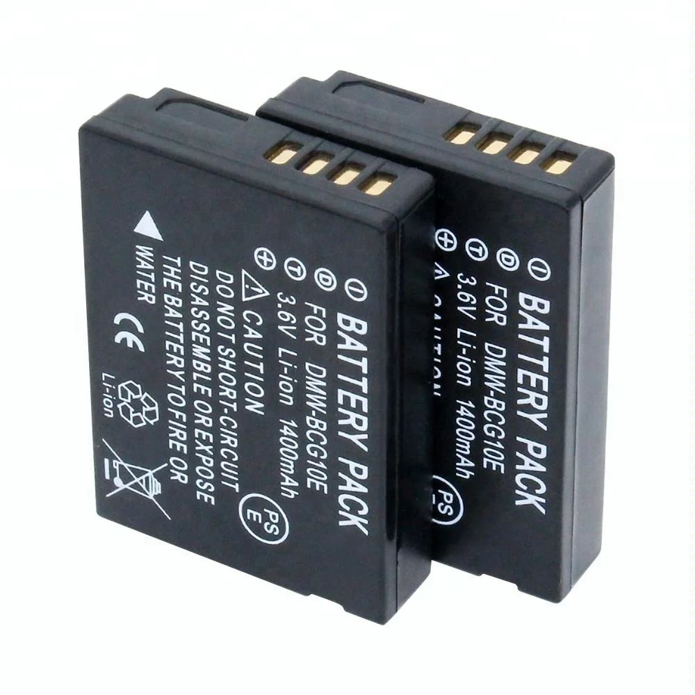 1400 мА/ч DMW-BCG10 BCG10E батарея для цифрового фотоаппарата Panasonic Lumix DMC-ZS10 ZS15 ZS19 ZS20