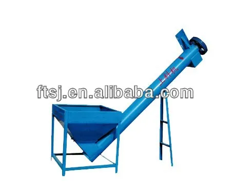 Склонны винт подачи без хоппер, Шнек подачи, Винтовой конвейер