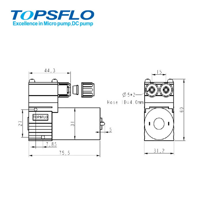 Vacuum Pump Mini Air Compressor Small Flow Rate 5l/min 6/12/24v