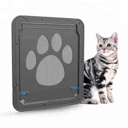 Pet Screen Door Dog  Magnetic Door Lockable  Mesh Gate for Cat