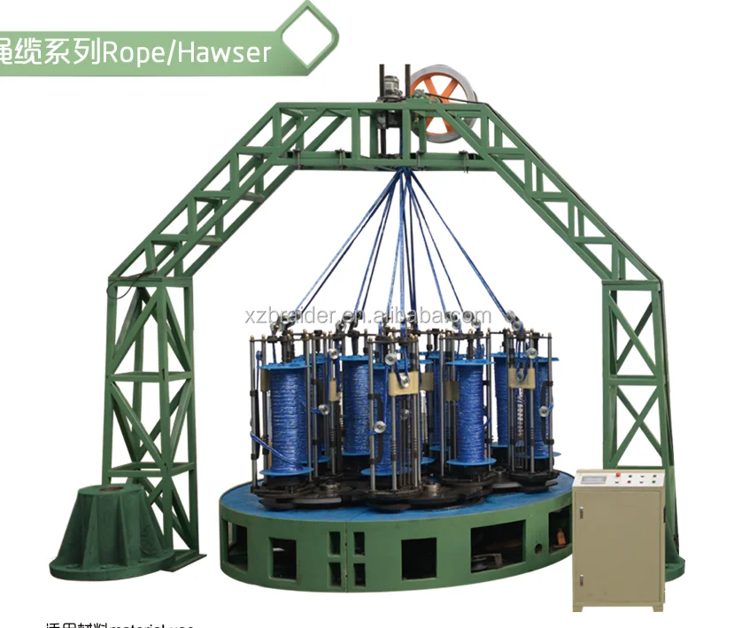 8 strands hawser rope machine