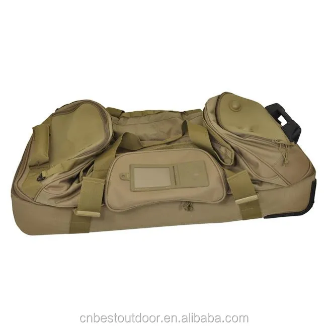 
Water resistant 1,000 denier Cordura trolley travel bag large luggage wheeled bag 