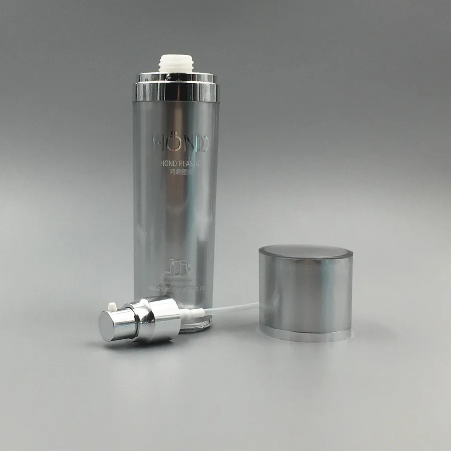 taperated v shape acrylic jar and bottle cosmetic set