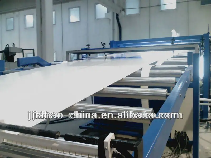 pvc transparent sheet machine