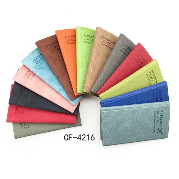 
Custom Logo Clutch Simple Protective Passport Holder Case 