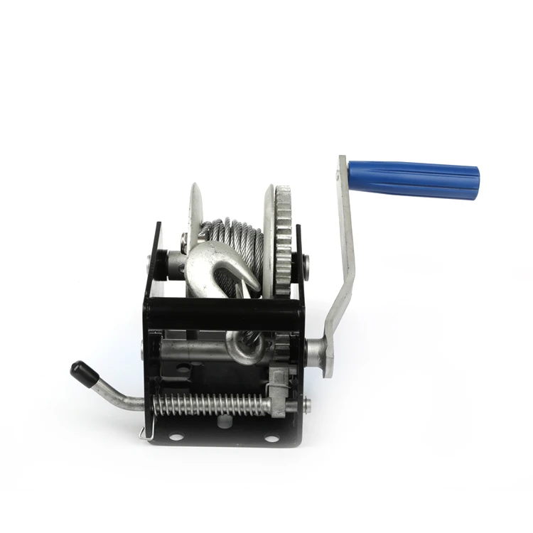 manual portable hand badland cable pulling towing construction material lifting winch machine