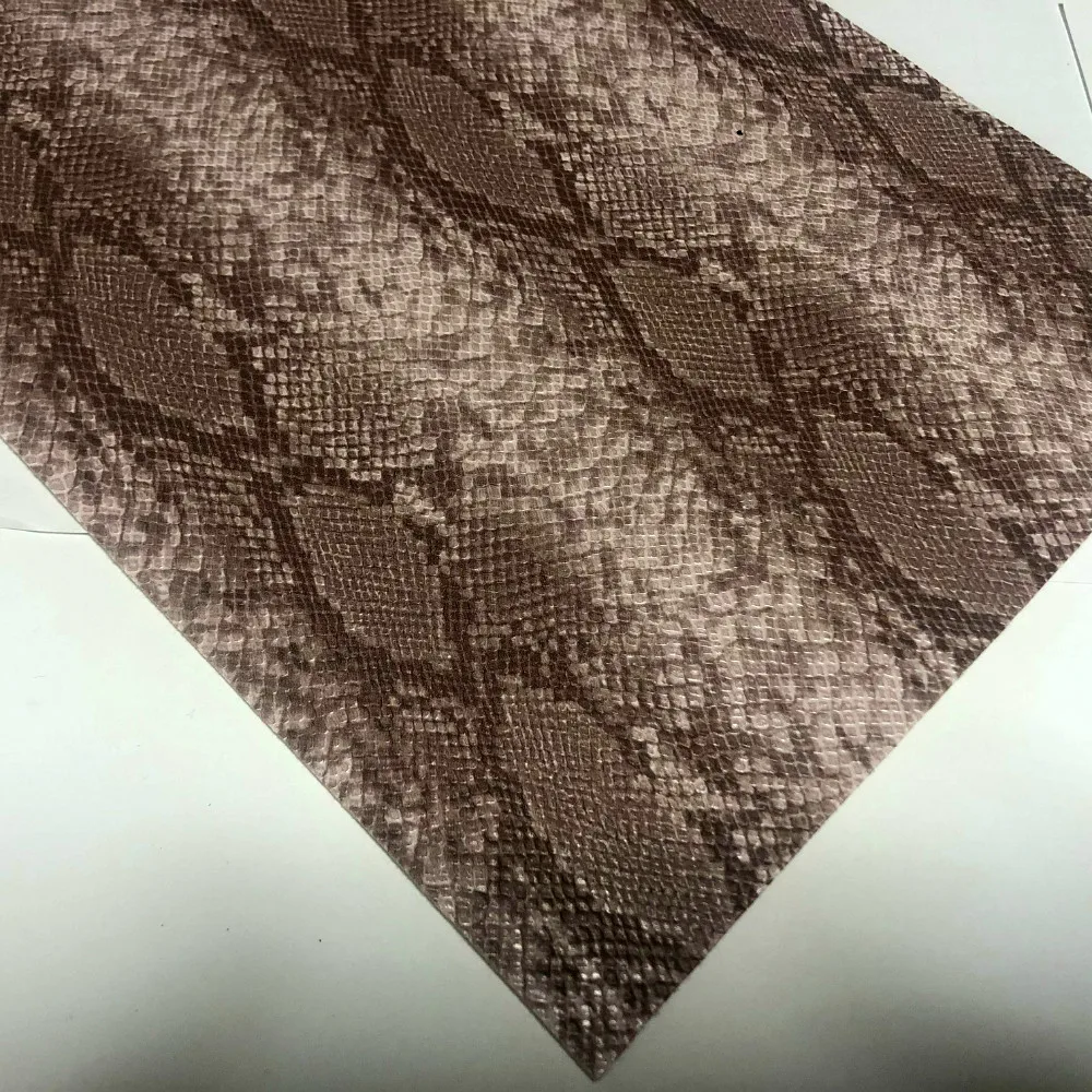 2019 double colors faux animal snake skin leather for making handbags and earrings